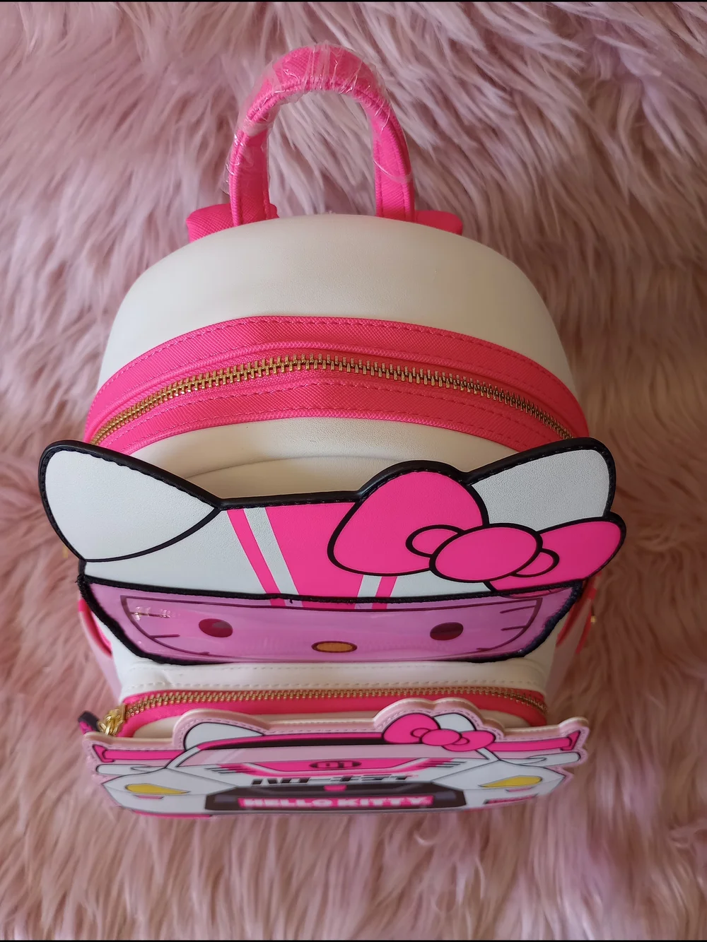 Loungefly Sanrio Hello Kitty Tokyo Speed Racer Cosplay Mini Backpack